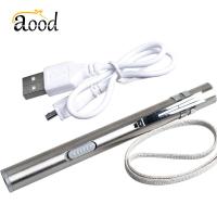 ราคา ไฟฉายปากกา ไฟฉายขนาดเล็ก ไฟฉายสเตนเลส LED ขนาดพกพาชาร์ต USB A0023 (15112289253)