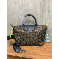 ราคา NiceBagOutlet Longchamp LE PLIAGE LGP TOP HANDLE BAG M กระเป๋าถือ หูสั้น ขนาดไซส์ M มีสายสะพาย BH111206 OL (5205564118)