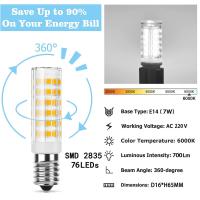 ราคา G9หลอดไฟ LED E14 3W 5W SMD2835 220V หลอดไฟไฟขั้วเกลียว360องศาโคมไฟ Led สีขาวนวล เย็นสีขาวไฟสปอตไลท์ฮาโลเจนหลอดไฟขนาดเล็กประหยัดพลังงานสีขาวอุ่น (17196147495)