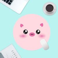 ราคา Mouse pad แผ่นรองเม้าส์ แผ่นรองเมาส์ ขนาด 200 200 3 mm แบบกลม ลายน้อง หมา แมว น่ารักๆ (16155942596)