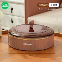 ราคา Line Friends ห้องนั่งเล่นโต๊ะกาแฟกล่องผลไม้แห้งจานผลไม้จานขนมจานขนมกล่องเก็บซีล (21064253690)