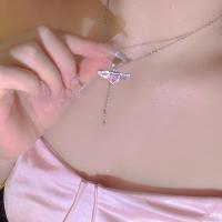 ราคา จี้สร้อยคอคริสตัลรูปหัวใจนางฟ้าสีชมพูเกาหลีสำหรับผู้หญิงเครื่องประดับมินิมอลลิสต์สร้อยคอสร้อยคอรูปกามเทพสำหรับผู้หญิงแบบใหม่ (21170241765)
