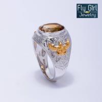 ราคา แหวนครุฑพลอยซิทรีนแท้ อัญมณีประจำราศีพิจิกหรือเกิดวันจันทร์ ใส่สบายของแท้ใส่เสริมดวง เสริมสง่าราศีบารมี (21304929494)