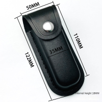 ราคา Aibote ซองหนังล่าสัตว์แบบพับเก็บได้กระเป๋าหนังสะพายข้างซองใส่ปลอกมีดซองสำหรับยุทธวิธีแบบพับเก็บได้ (19365308396)