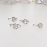 ราคา Winterwinter Jewelry Silver925 เครื่องประดับเงินแท้ เงินแท้925 แหวนประดับหินมูนสโตน moonstone หลังเบี้ย สีเหลือบฟ้า (775924305)