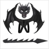 ราคา 7C229 ชุดเด็ก ชุดมังกร ปีกมังกร หัวมังกร หางมังกร ปีก หาง หัว ทำด้วยยาง PU Children Dragon set Wing Tail Head (3671048619)