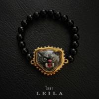 ราคา Leila Amulets พญาเสือโคร่ง สีดำ พร้อมกำไลหินฟรีตามรูป (17813234179)