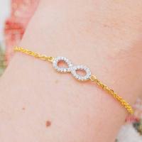 ราคา พร้อมส่ง สร้อยข้อมือเพชรแท้ ทองคำแท้18K ทอง75 0 เพชรแท้น้ำ100 เบลเยี่ยมคัต 18KAB6 (20747549215)