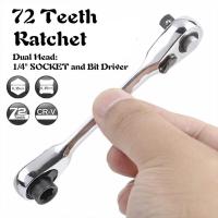 ราคา Mini 1 4 Ratchet Wrench Double Ended Quick Socket Ratchet Wrench Screwdriver Hex Torque Wrenches Set Spanner Hand Repair เครื่องมือ (19611239549)
