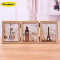 ราคา roomtour กรอบรูป กรอบรูปพับ กรอบรูป 4 6 นิ้ว กรอบรูปย้อนยุค สร้างสรรค์สามพับกรอบรูปชุด5นิ้ว6นิ้ว7นิ้ว8นิ้วสตูดิโอภาพพับกรอบรูปขายส่ง A00620 (16880060017)