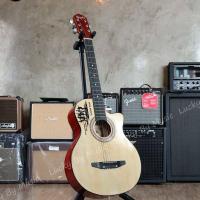 ราคา พร้อมส่ง กีต้าร์โปร่ง ขนาด 38 นิ้ว Kazuki MC Passion 38 นิ้ว เซตสุดคุ้ม กระเป๋ากีต้าร์ ปิ๊ก 4 อัน ที่เก็บปิ๊ก จูนเนอร์ ใบคอร์ด มี COD (18265278863)