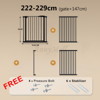ราคา ที่กั้นเด็ก ที่กั้น ประตูกั้นเด็ก ประตูกั้นบันได ที่กั้นบันได สำหรับเด็กและสัตว์เลี้ยง ไม่ต้องเจาะผนังรุ่น ล๊อคอัตโนม (21067989024)