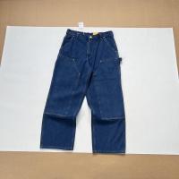 ราคา Carhartt CAR Carhart B73 Heavy Washed Retro Double Knee Work Jeans Straight Casual Pants 2023 New American Style (20690844094)