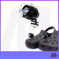 ราคา ไฟติดรองเท้า LED Crocs Jibbitz สําหรับติดด้านหน้ารองเท้า DIY ตกแต่งรองเท้า Cross กันน้ำได้ เหมาะวิ่งกลางคืน แคมป์ปิ้ง (20003207620)