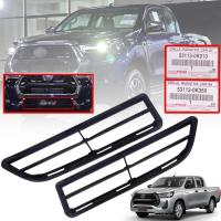 ราคา ครอบช่องลมล่าง ช่องลมกันชนหน้า รุ่น โตโยต้า ไฮลักซ์ รีโว่ ร็อคโค่ TOYOTA HILUX REVO ROCCO ปี 2020 2023 สีดำ 2 ชิ้น (3485562750)