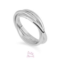 ราคา Pretty Moment แหวนสแตนเลส 3 กษัตริย์ Trinity เป็นมงคล แก่ผู้สวมใส่ ไม่บิด ไม่เบี้ยว แข็งแรง ทนทาน คงสภาพ ของขวัญ (16437912005)