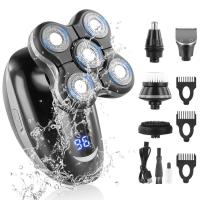 ราคา เครื่องโกนหนวดไฟฟ้าสำหรับผู้ชายเครื่องโกนหนวดไฟฟ้ากันน้ำ2023ระดับ5 In 1พร้อมส่ง 100 ต้นฉบับ (20031937078)