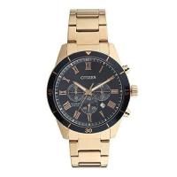 ราคา CITIZEN AN8169 58L AN8169 58 Mens Blue Dial Metallic Chronograph นาฬิกา (16600339986)