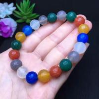 ราคา XELEXO ทิเบตสร้อยข้อมือหินโมราหลากสีลูกปัดหินโมราเก่าลูกปัดหล่อลายโชคขนาดเส้นผ่าศูนย์กลางลูกปัด10มม (19795043422)