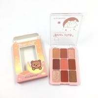 ราคา อายแชโดว์ อายแชโดว์พาเลท เครื่องสำอาง พาเลตอายแชโดว์กันน้ำ เนื้อใยไหม ประกายชิมเมอร์ อายแชโดว์พาเลท 9 สี (14660875870)