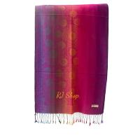 ราคา ผ้าพันคอ ผ้าคลุมไหล่ ผ้าพาสมีน่า ลายวงกลม สีรุ้ง สินค้าพร้อมส่ง (16630837371)