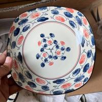 ราคา จานชาม จานเซรามิค จานแบ่ง ceramic plate จาน ชาม จานชามจานเซรามิก จานกระเบื้อง เข้าไมโครเวฟได้ (21318706543)