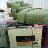 ราคา FOUNTAIN ชุดผ้าปู ไม่มีผ้านวม ผ้าปู ที่นอน แท้ 100 FTC สีพื้น เขียว Green Gray เทา ขนาด 3 5 5 6ฟุต ชุดเครื่องนอน ผ้านวม ผ้าปูที่นอน wonderful bedding (10164558742)