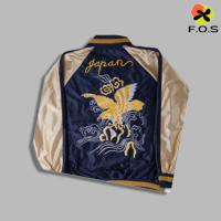 ราคา ส่งของ เสื้อแจ็กเก็ต ลายนกอินทรีย์ Sukajan Murayama สีทอง (19692967848)