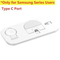 ราคา แท่นชาร์จเร็วแบบ3 in 1แท่นวางชาร์จไร้สายพับได้สำหรับ iPhone 15 14 13 12 Samsung Galaxy Watch Apple Watch airpods (21170919029)