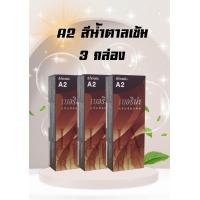 ราคา ครีมเปลี่ยนสีผม เบอริน่า A2 สีน้ำตาลเข้ม แพ็ค 3 กล่อง (21184220416)