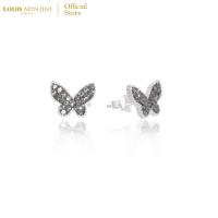 ราคา Louis Montini Jewelry Sterling Silver 925 Earrings ต่างหูเงินแท้ 92 5 ต่างหูผู้หญิง รูปผีเสื้อ LJER112 (20267578827)