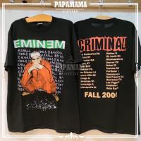 ราคา EMINEM CRIMINAL FALL TOUR 2000 เสื้อวง เสื้อทัวร์ ผ้าร้อย ฟอกนุ่ม the white rapper สวยมาก ป้าย GEM เสื้อยืดผ้าฝ้าย (15653683268)