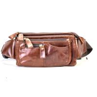 ราคา Chinatown Leather กระเป๋า ผู้ชาย หนังวัวแท้ คาดเอว สะพายหน้าอก ซิปสั้น สีน้ำตาล สีแทน สีดำ (519202214)