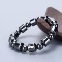 ราคา สร้อยข้อมือเฮิร์ทสร้อยข้อมือลูกปัดทรงกระบอกธรรมชาติลูกปัดกลมหินพลังงานดูแลสุขภาพ (13181799770)