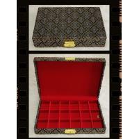 ราคา กล่องใส่พระใส่ทองใส่เครื่องประดับ18ช่องลายไทย (16099534108)