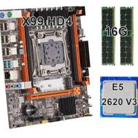 ราคา X99 HD4 Motherboard plus E5 2620V CPU and Intel Memory DDR4 2x8GB 2133MHZ Kit Board Set (20798413916)