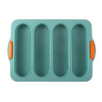ราคา 4 9 Holes Food Grade Stomates Silicone Cake Mold Hamburger Bread Dog Mould Silicone Baking Mold Bakery Accessories (20022939476)