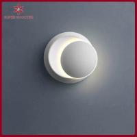 ราคา โคมไฟติดผนัง LED 360องศา โคมไฟหมุนได้ในผนังสำหรับห้องนั่งเล่นบันไดห้องนอนโคมไฟติดผนังบ้านไฟแฟนซี ที่เรียบง่ายทันสมัยหมุนดวงจันทร์หน (19785383824)