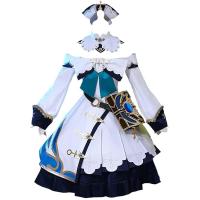 ราคา In Stock Genshin Impact Barbara Cosplay Costume Party Anime Game Genshin Impact Barbara Cosplay Dress Outfit (14060298594)