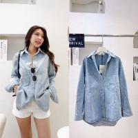 ราคา Seoul Say เสื้อเชิ้ตยีนส์แขนยาว สองกระเป๋า งานสไตล์เกาหลี ผ้ายีนส์พรีเมี่ยม เนื้อนิ่มใส่สบาย (20585168489)