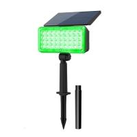 ราคา 1ชิ้นโคมไฟพลังงานแสงอาทิตย์ LED 36ดวงโคมไฟพลังงานแสงอาทิตย์ IP65กลางแจ้งแสงสีเขียวสำหรับตกแต่งทางเดินในสวนไฟแสงอาทิตย์ไฟสปอตไลท์กลางแจ้ง (21171024787)