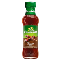 ราคา ฟาวน์เทน ซอสสำหรับสเต็ก 250มล Steak Sauce 250ml Fountain brand (18500103049)