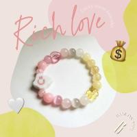 ราคา BASE ON YOU Lucky stone bracelet RICH LOVE กำไลข้อมือหินนำโชค (17125204870)