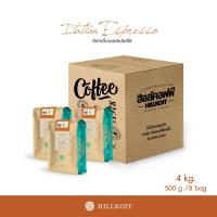ราคา HILLKOFF ยิ่งซื้อยิ่งลด ยกลัง เมล็ดกาแฟคั่ว อาราบิก้า คั่วกลาง ฮิลล์คอฟฟ์ Thai Espresso Medium Roast Arabica 100 ขนาด 500 g กาแฟ อราบิก้า เมล็ดกาแฟ เม็ดกาแฟ (12673624890)