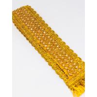 ราคา ผ้าสไบห่มพระพุทธรูป สำหรับองค์พระหน้าตัก 9 นิ้ว สีเหลืองทอง (11867056855)