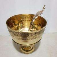 ราคา ขันพาน 5 นิ้ว ปั๊มลายบัว ขันตักบาตรทองเหลือง ทัพพีปั๊มลาย (7803825153)