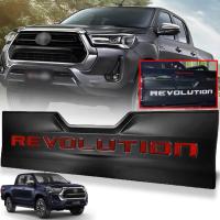 ราคา แผ่นปิดกระบะท้าย แผ่นปิดฝาท้าย รุ่น โตโยต้า ไฮลักซ์ รีโว่ ร็อคโค่ TOYOTA HILUX REVO ROCCO ปี 2015 2022 สีดำด้าน โลโก้ REVOLUTION สีแดง 1 ชิ้น (12726538086)