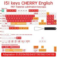 ราคา EVA 02 Keycap Cherry Profile PBT for GMK Mechanical Keyboard 61 84 980 87 104 Key Caps (19410906759)