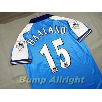 ราคา Retro เสื้อบอลย้อนยุค Vintage ทีมแมน ซิตี้ เหย้า Man City Home 1999 15 HAALAND พ่อฮาแลนด์ ปัจจุบัน อาร์มพรีเมียร์ (15588546661)