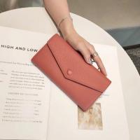 ราคา Smart King New Cowhide Long Wallet For Women Large Capacity Wallets Genuine Cow Leather Purses Envelope Slim Clutch Phone Purse (15432359068)